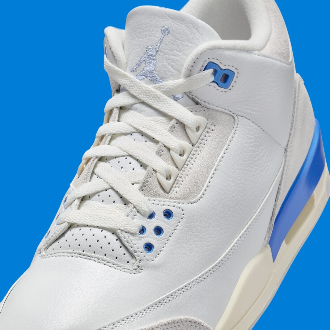 Nike Air Jordan 3 Retro Shoes Summit White Hyrdogen Blue Nike Air Jordan 3 Retro Shoes Summit White Hyrdogen Blue