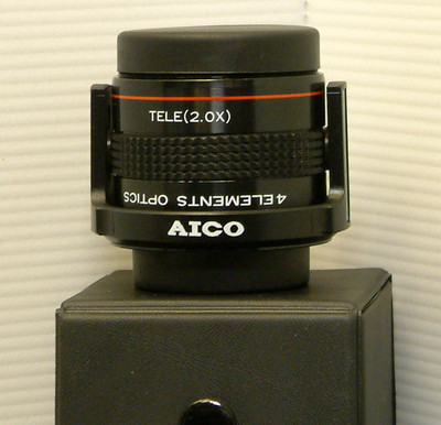Aico 2in1 Tele / Weitwinkel Quick Flip Objektiv für Camcorder - AIA-LA-010