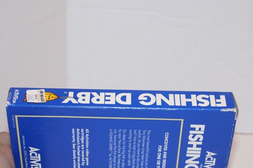 Vintage Fishing Derby Atari 2600 w/ Box and manual Game Classic Retro ~ trl8#26 - Picture 13 of 14