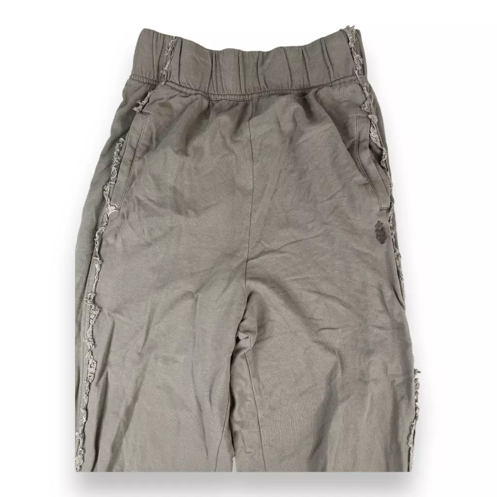 free-people-movement ruffle distressed sweatpants
