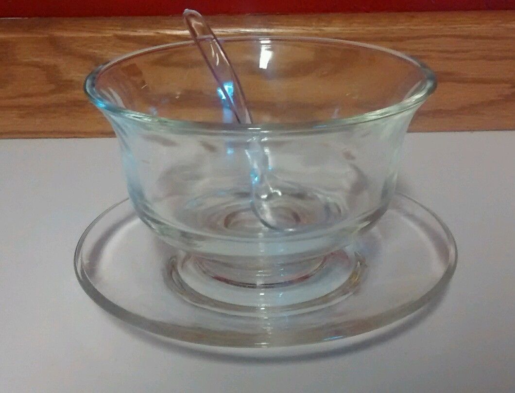 Mayo Set Indiana Glass Company 7422 Crystal Classic Revere 3