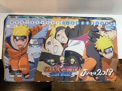 Naruto Boruto Chrono Clash Card Game June 2019 Playmat
