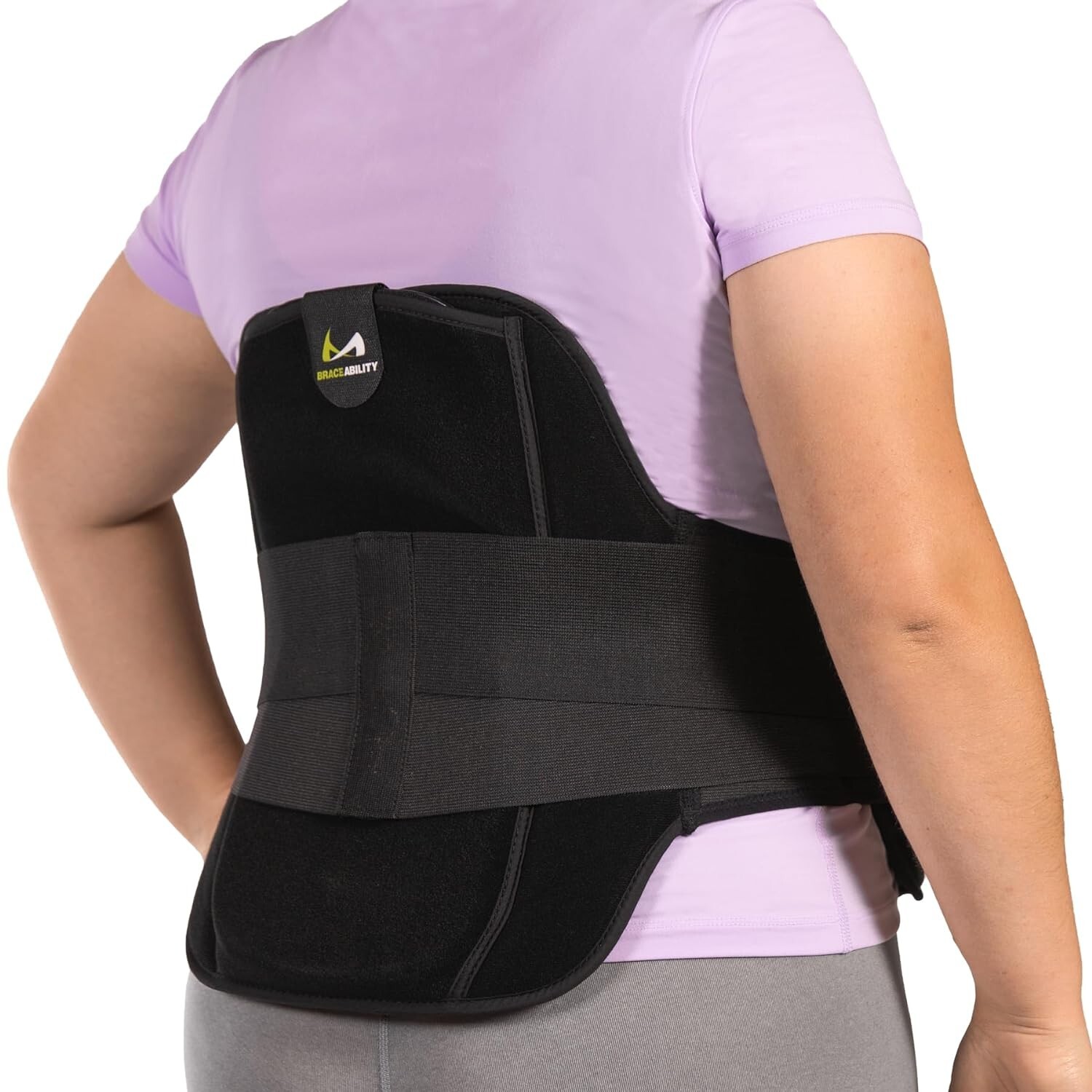 BraceAbility LSO Back Brace for Herniated Degenerative & Bulging Disc