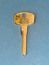 Vintage Datsun (Nissan) Key Blank, Pre-1970, Ilco/Dominion # DT12, Taylor # D79Y