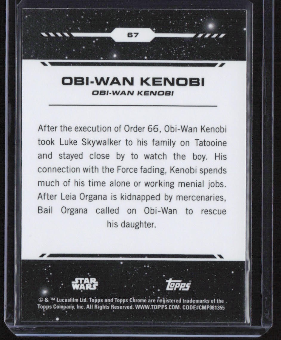 2024 Topps Chrome Star Wars Obi-Wan Kenobi Skywalker Blue 