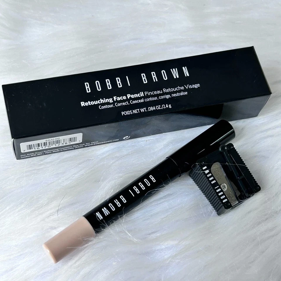 NUEVO Lápiz y sacapuntas corrector facial retocante Bobbi Brown ~ porcelana ~ tamaño completo Foto 4 de 4