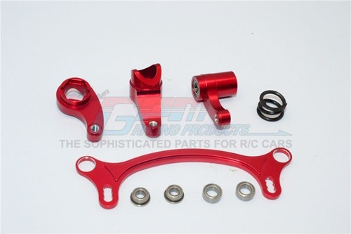 GPM EX048 ALUMINIUM STEERING ASSEMBLY RC AXIAL RACING RC EXO TERRA BUGGY - Picture 14 of 15