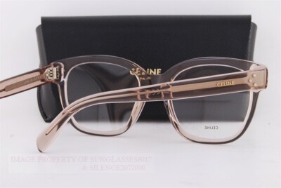 Brand New CELINE Eyeglass Frames CL 50086I 074 Crystal Peach