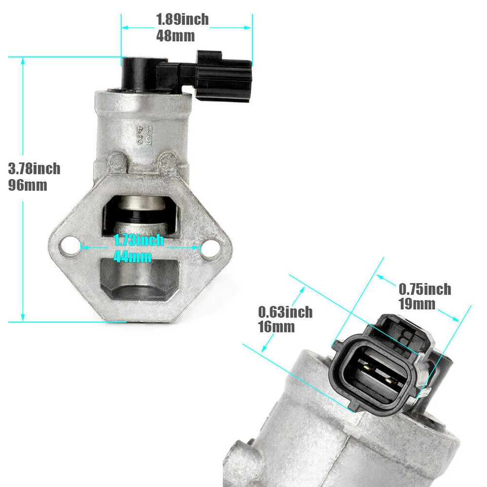 Válvula de control de aire de ralentí compatible con Ford Explorer 2002-03 Mercury Monterey 2004-2007 Foto 2 de 2