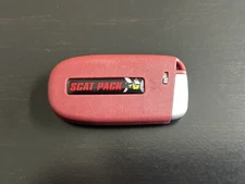 Red Scat Pack Challenger/Charger/Chrysler Keyfob In Red (Shell Only)