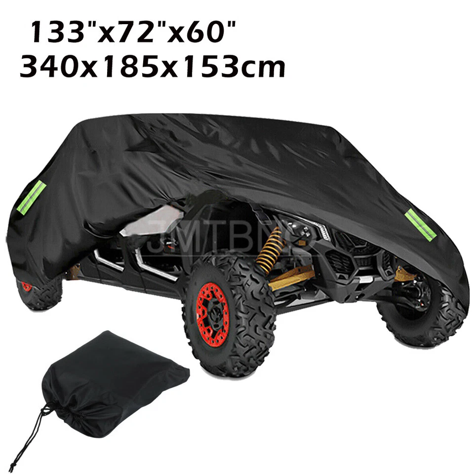 Cubierta de almacenamiento de vehículos utilitarios UTV impermeable al aire libre para Can-Am Maverick 1000R Foto 2 de 4