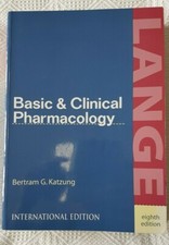 Basic & Clinical Pharmacology ~ by Bertram G Katzung ~  Paperback ~ 8th Edition