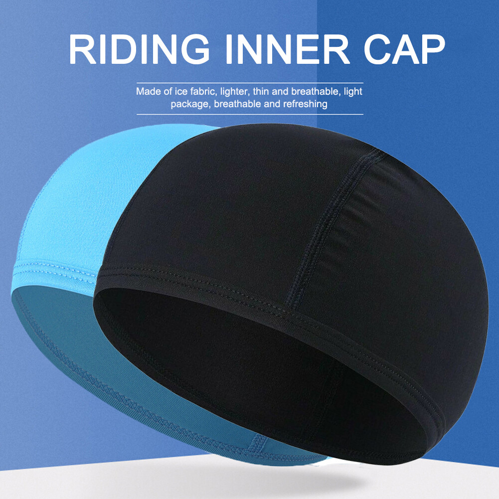 Cooling Skull Cap Helmet Liner Beanie Mesh Cycling Running Hat Fits Under Helmet