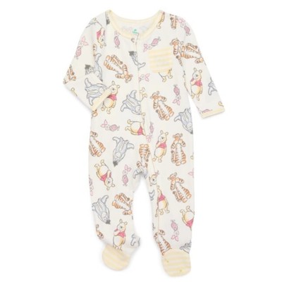 NEW Disney Baby PREEMIE Winnie the Pooh & Friends Pajama Footed Sleeper Cotton
