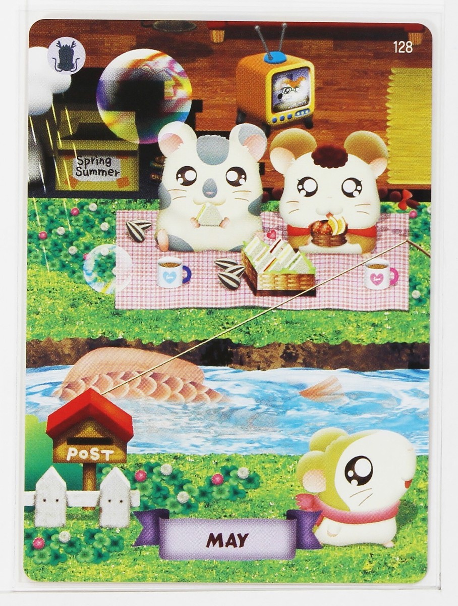 Hamtaro TCG Tarot Card No.128 AMADA Carddass Hamster