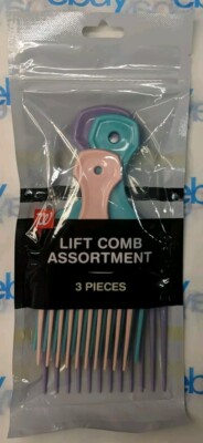 Walgreens Lift Comb Assortment 3 Pieces New
