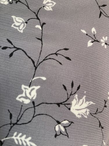 White Company Women's Size 10 Grey Charcoal Autumn Floral Midi Dress - Picture 3 of 8