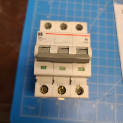 Cuttler Hammer D10 WMS3D10 415V 3 Pole 10A Breaker [Z2B5]