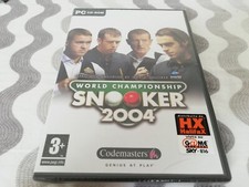 World Championship Snooker 2004 PC CD Rom Biliardo Gioco Windows Brand New Nuovo