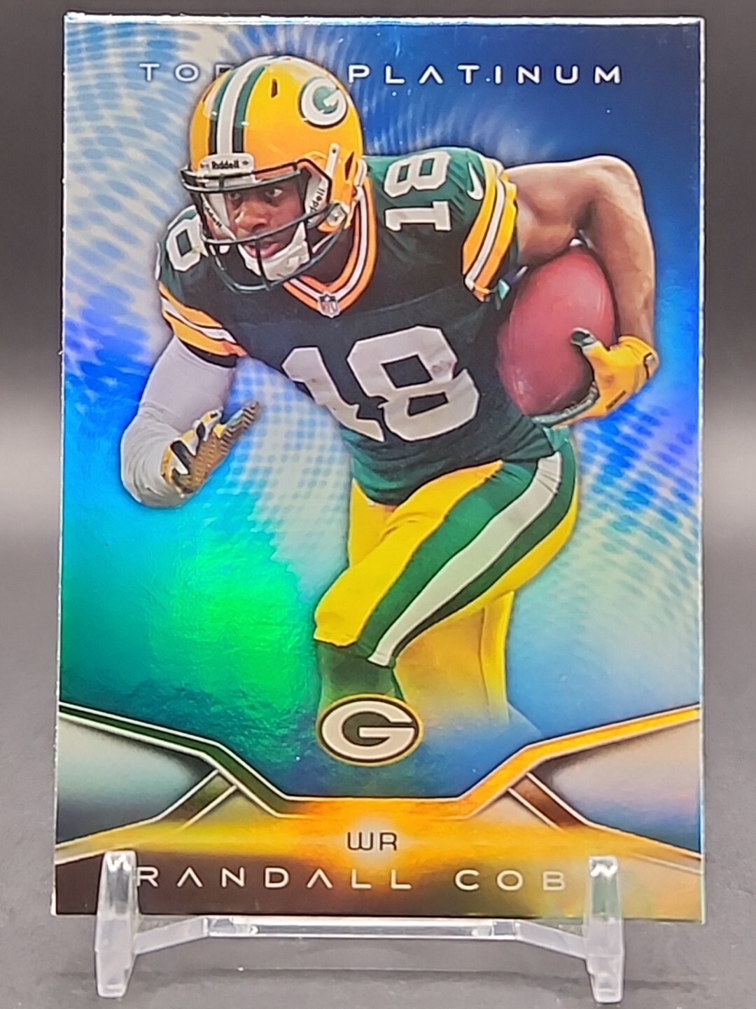 Randall Cobb - 2014 Topps Platinum - Blue Wave Refractor #22 - Packers
