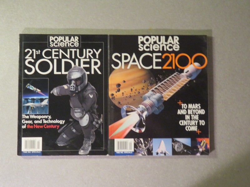 Popular Science 21st Century Soldier (2002) softcover Space 2100 To Mars and Bey