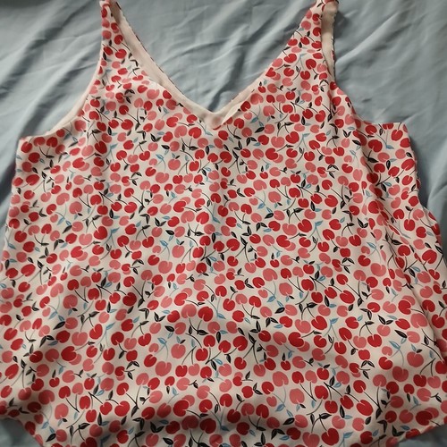 Loft Women’s Floral Tank Top L - Picture 6 of 11