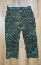 Vintage Kmart Camo Baker Pants Thin Distressed 40x30