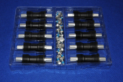 100 Stück  Innenlager Vierkant JIS  BSA 68 122,5 mm Nylonschalen