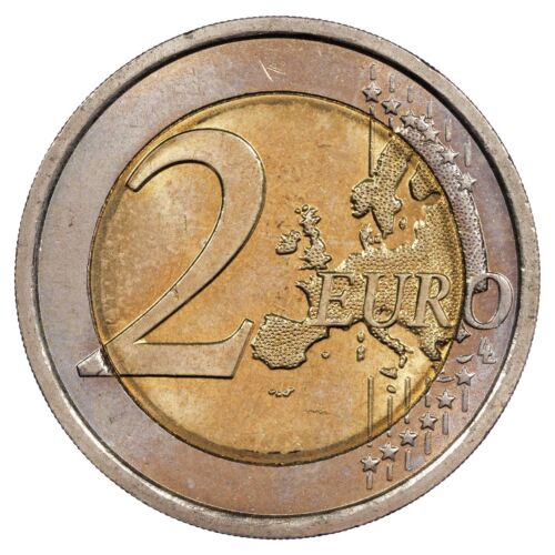 Italie - 2 euros colorisée - 2010 - 200 ans de la naissance du comte de Cavour - Imagen 2 de 2