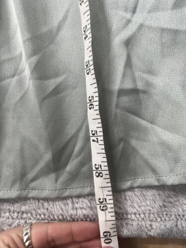 Baltic Born Dress Womens Large Sage Green Satin Long Sleeve Maxi Event Wedding - Picture 10 of 18