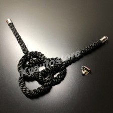 1pcs Car Rearview Mirror Charms Good Lucky Black Jp Kin Tsuna Rope Vip Gift