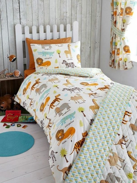 My Safari Junior Duvet Cover Set Toddler Bed Mattress Waterproof