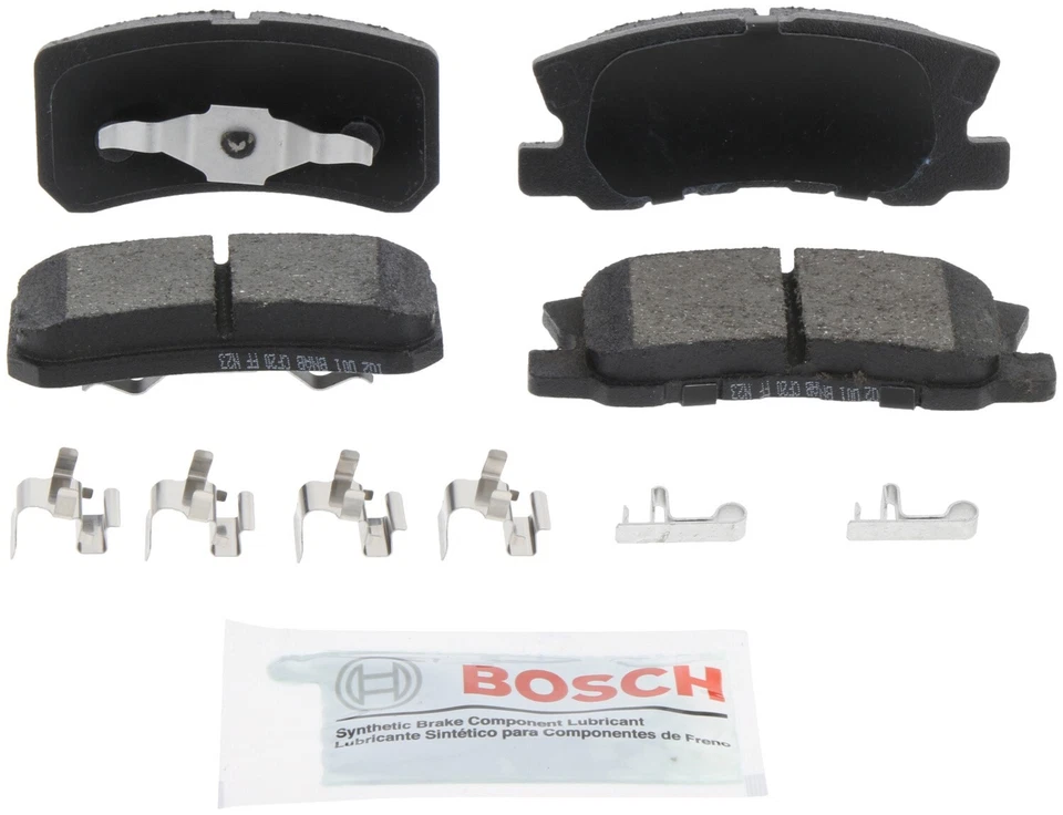 Conjunto de pastilhas de freio a disco traseiras para 2011-2012 Mitsubishi Outlander Sport Bosch - Imagem 3 de 4