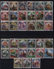 CASTELLI D'ITALIA - SERIE USATA - 33 VALORI