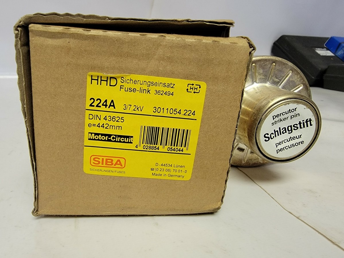 Siba HHD 224A BM 3/7,2kV e=442mm, 3011054.224 High Voltage Siba HHD 224A BM 3/7,2kV e=442mm, 3011054.224 High Voltage