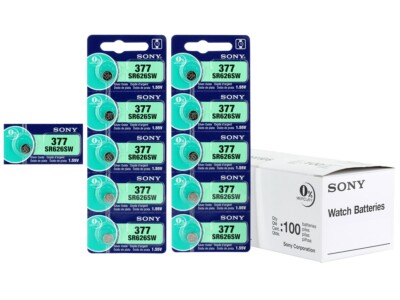 Sony Murata Watch Batteries BUY GET FREE 371 377 379
