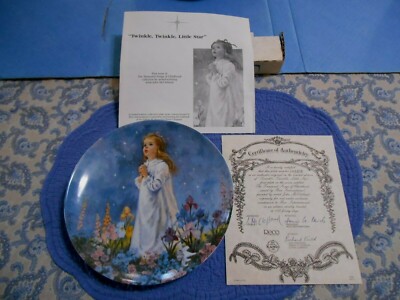 Bradford Plate 1 Treasured Songs of Childhood Twinkle Twinkle Little Star Reco 
