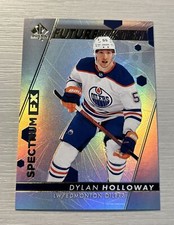 2022-23 SP Authentic Spectrum FX #S81 Dylan Holloway Edmonton Oilers