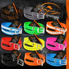 SportDOG Dog Collar Strap Roller Buckle Small to Large Dogs 3/4" wide x 28" long