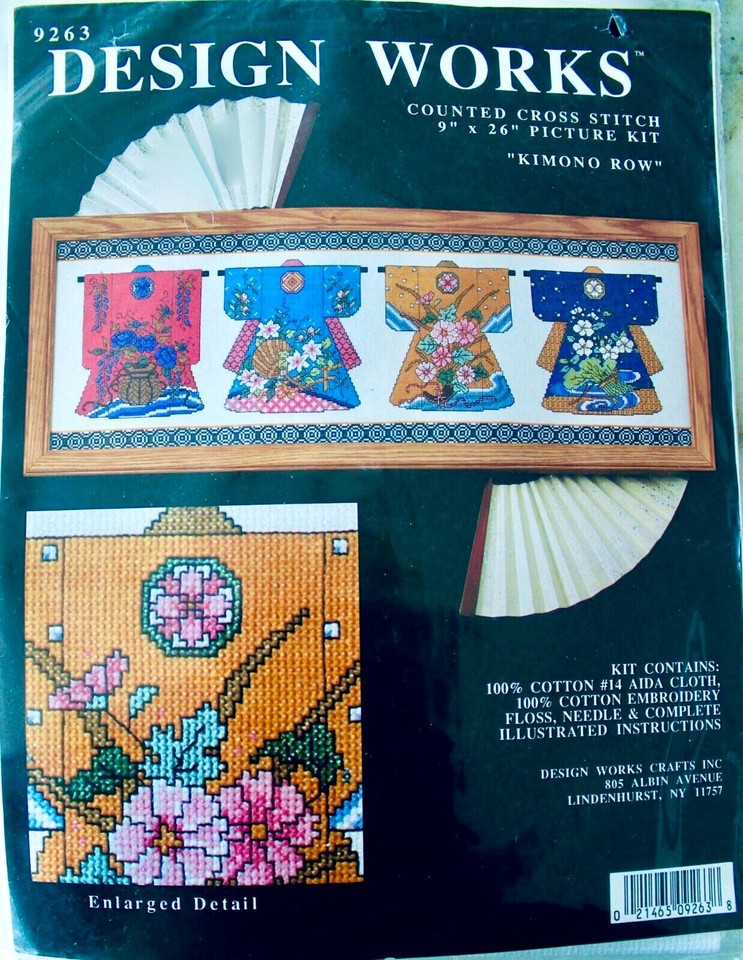 Lot De 6 Kits Point De Croix Bucilla – Sunset, Elsa Williams, Neufs, États-Unis