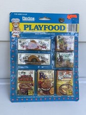 Vintage Tyco Playtime 80s Play Food NEW NIP Sealed 1988 Kitchen