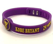 Kobe Bryant Adjustable Silicone Wristband Bracelet  - One Size Fits All