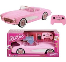 Barbie The Movie Hot Wheels RC Barbie Corvette Remote Control Car Brand New 2023