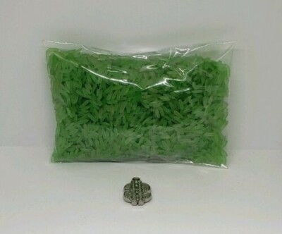 ARROZ VERDE DE LA FORTUNA ATRAE DINERO/ FORTUNE RICE AMULETO E INSTRUCIONES INCL