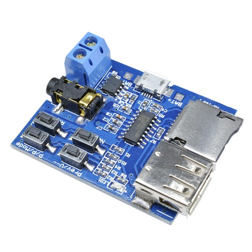 TF Card U Disk MP3 Format Decoder Board Aamplifier Decoding Audio Player Module - Zdjęcie 5 z 12