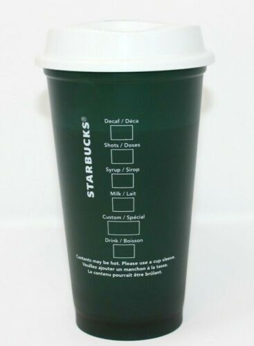 Starbucks Holiday 2020 taza caliente cambiante de color verde a rojo caliente nueva 16 oz - Imagen 3 de 5