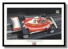 Ferrari 312 T Niki Lauda 1975 gerahmter Champion-Druck kostenloser Versand UK