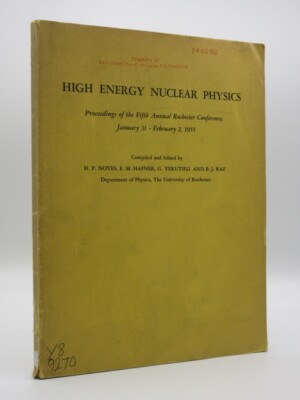 High Energy Nuclear Physics 1955 Fifth Annual Rochester Conference/Atomic Power
