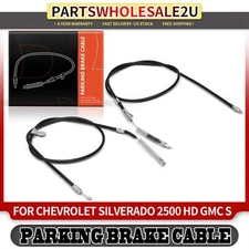 2Pcs Rear Side Parking Brake Cable for Chevrolet Silverado 2500 HD GMC 15030765