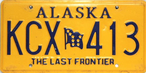 Alaska Bear Last Frontier / Standing Bear License Plate targa USA - Foto 16 di 26